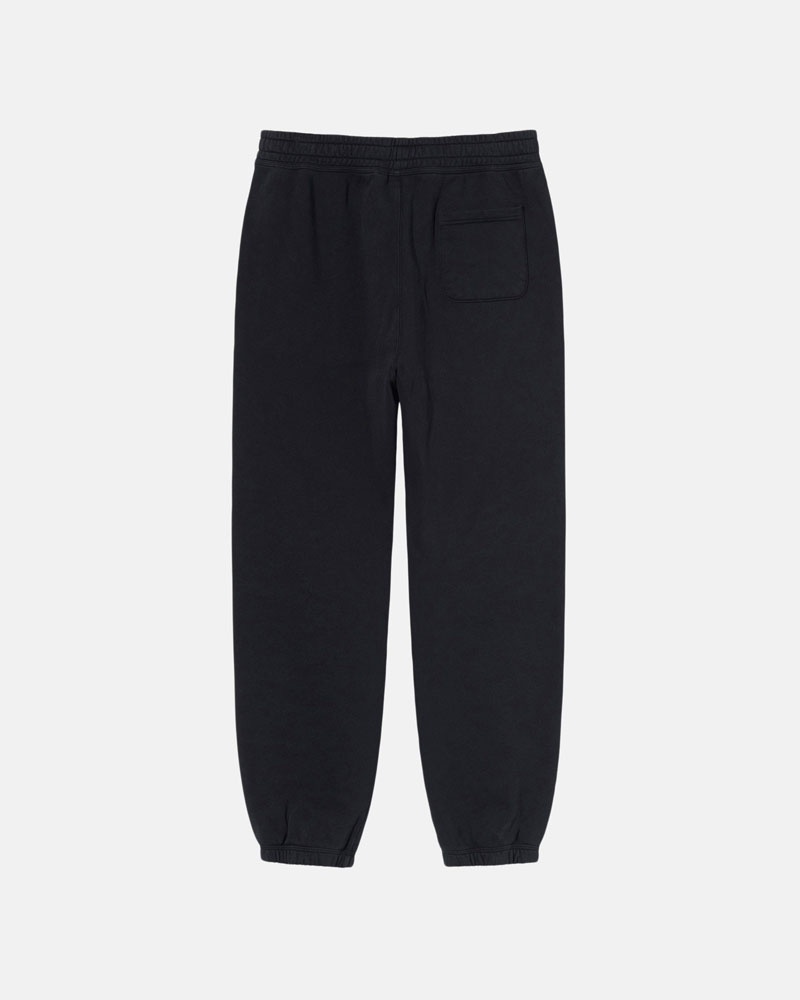 Black Stüssy Stock Logo Sweatpants | USA HJZABP297