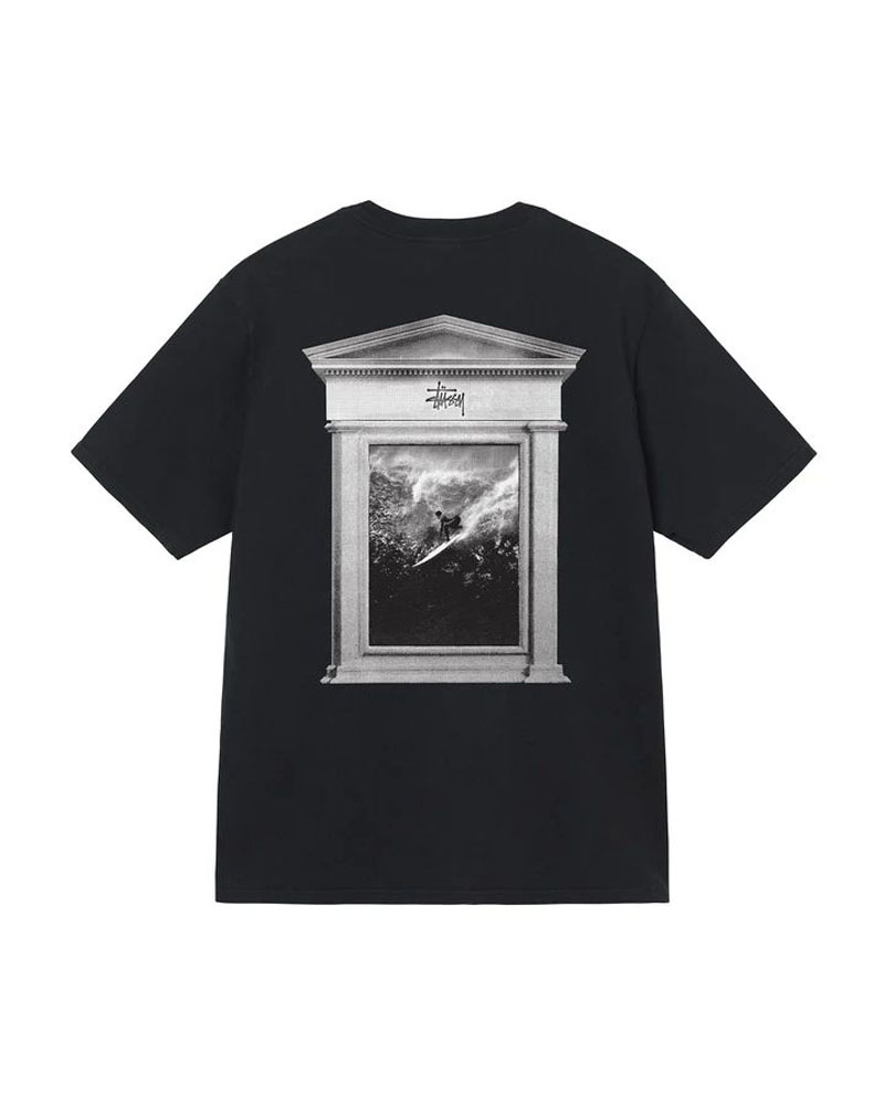 Black Stüssy Surf Tomb Pigment Dyed T-Shirts | USA PXKBLH896