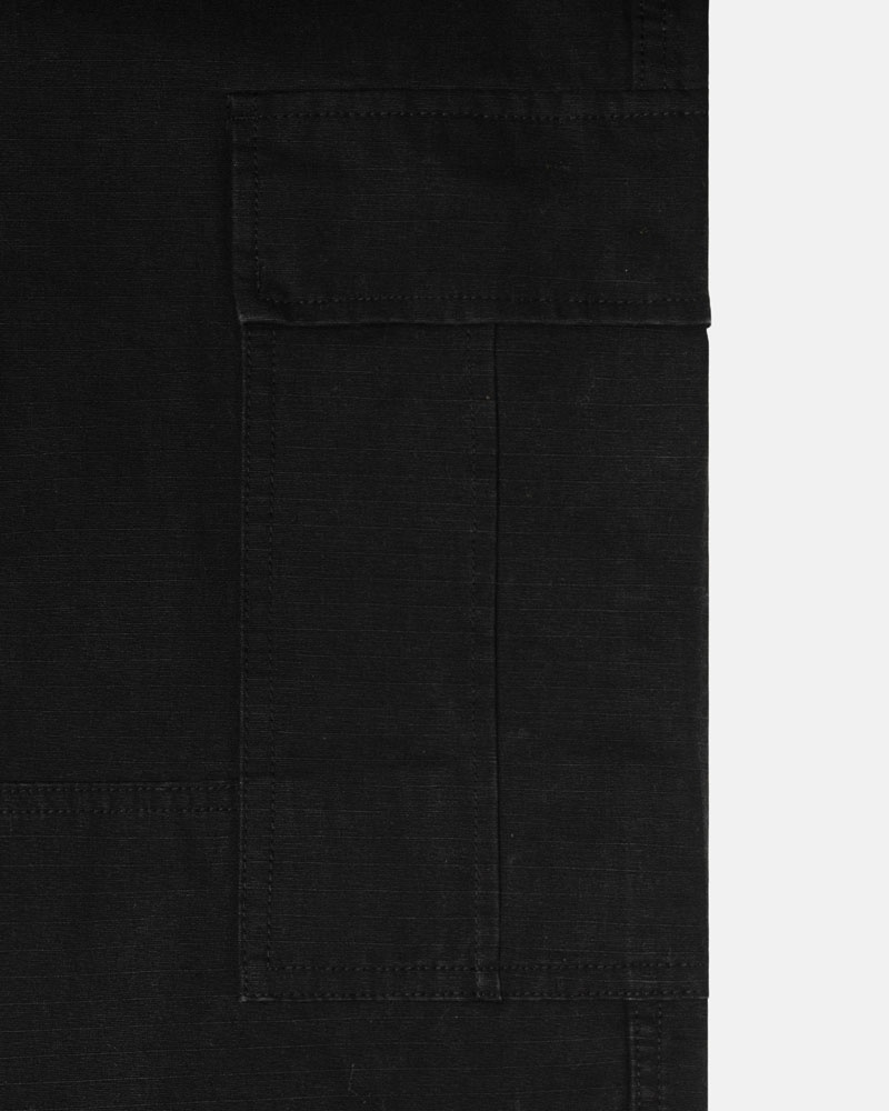 Black Stüssy Surplus Cargo Ripstop Pants | USA DRPLMT623