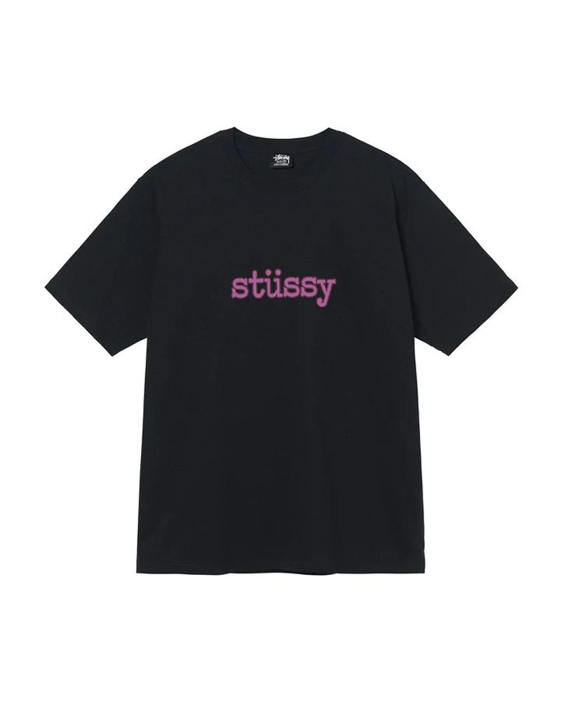 Black Stüssy Typewriter T-Shirts | USA SXNLBY342