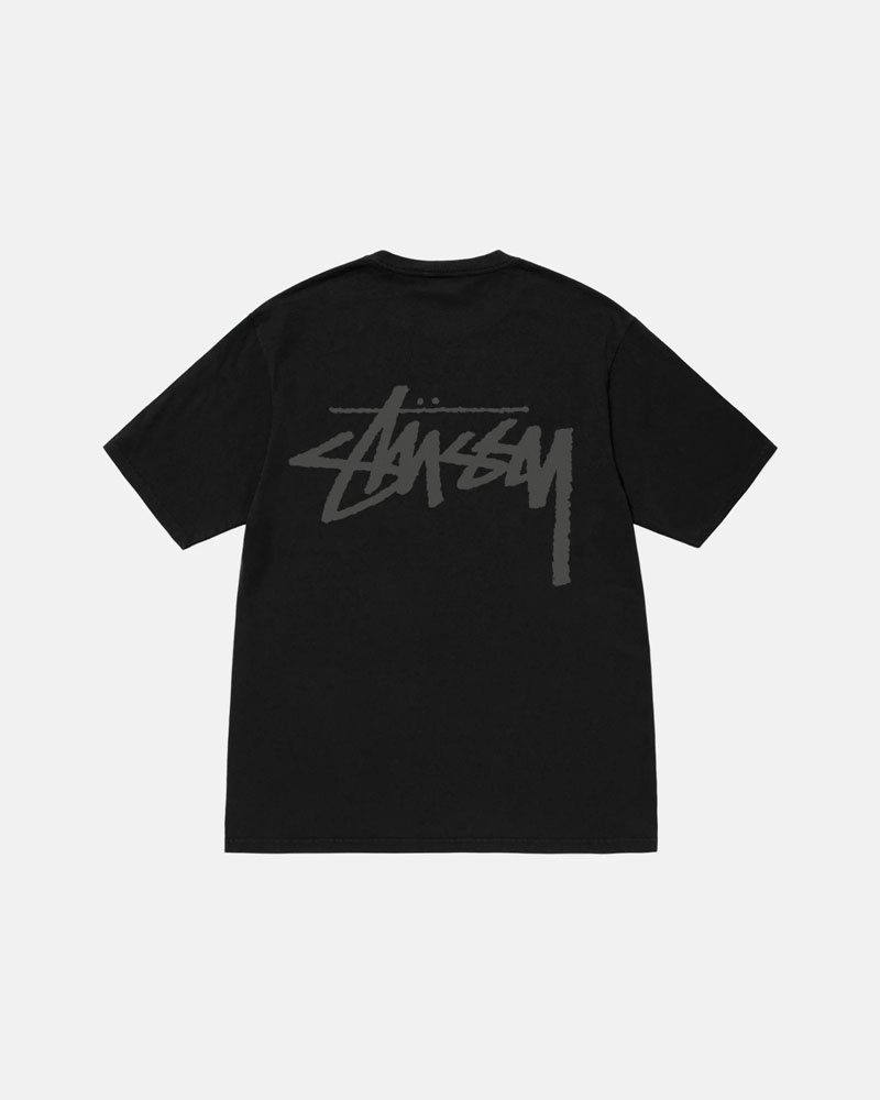 Black Stüssy Venus Pigment Dyed T-Shirts | USA IVZBPF426