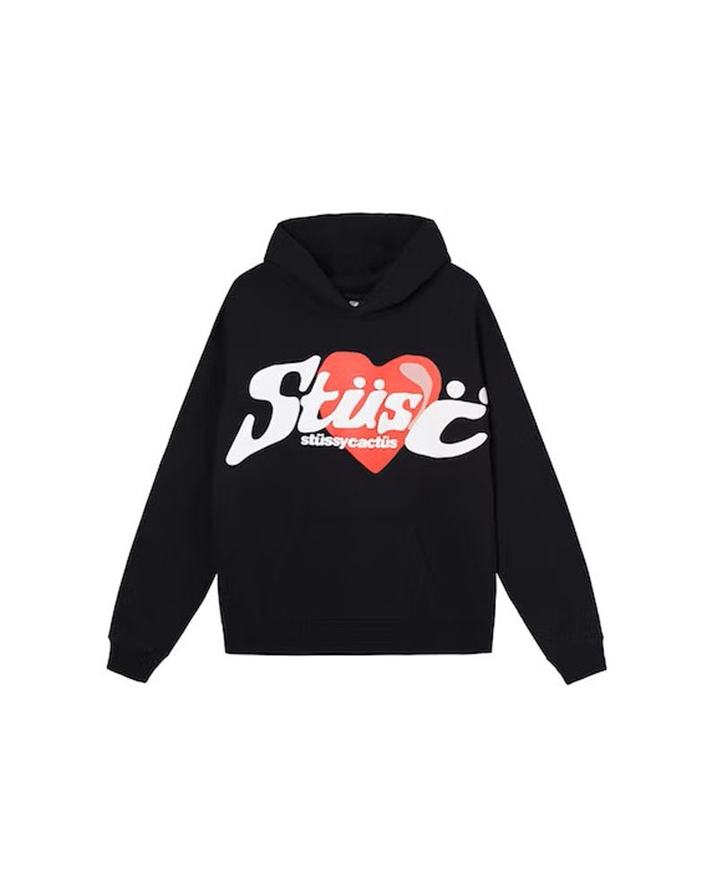 Black Stüssy X Cpfm Heart Hoodie | USA SRBEPH094