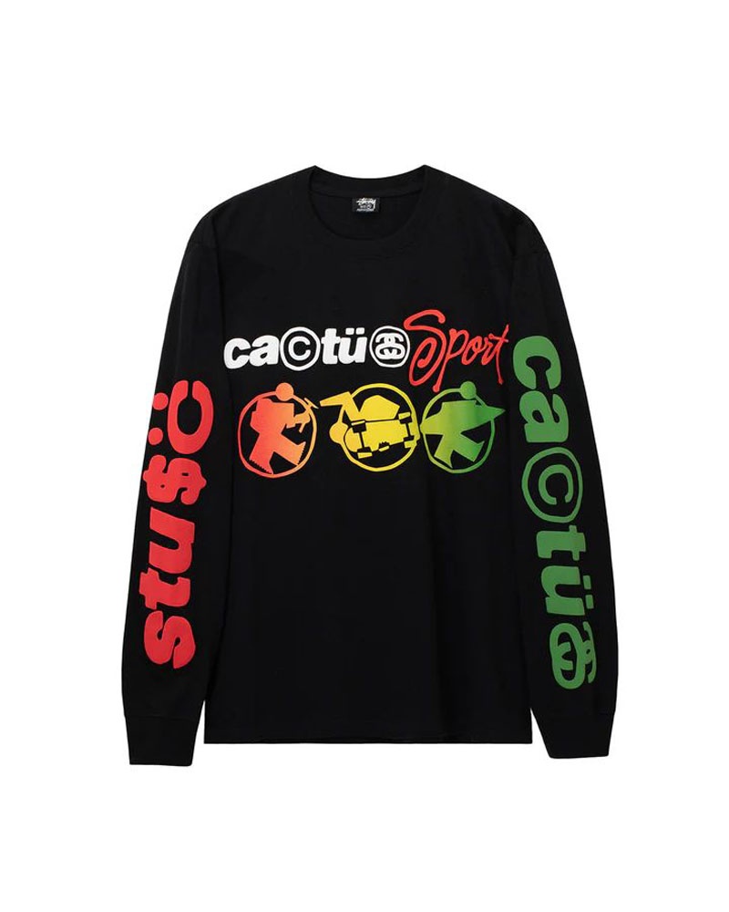 Black Stüssy & Cpfm Sport LS T-Shirts | USA WFVQCX729