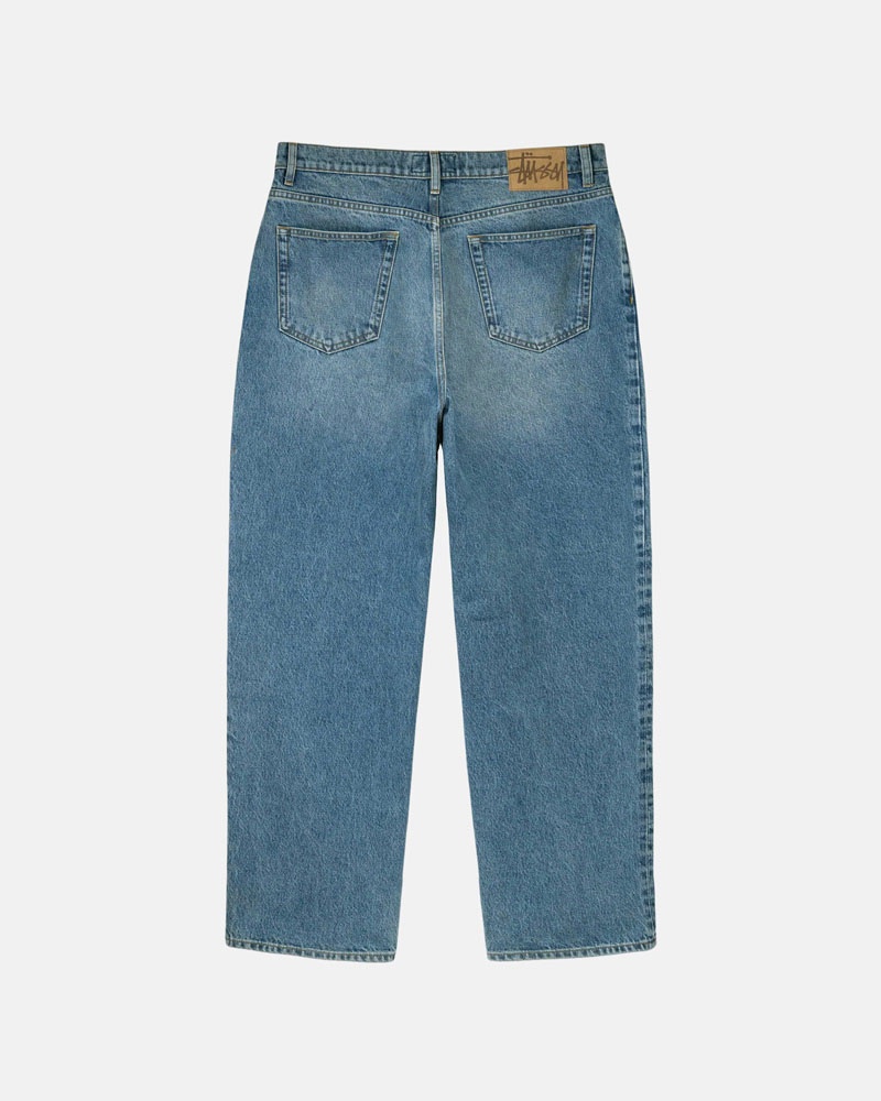 Blue Stüssy Big OL' Jean Denim Jeans | USA IVWEDM615