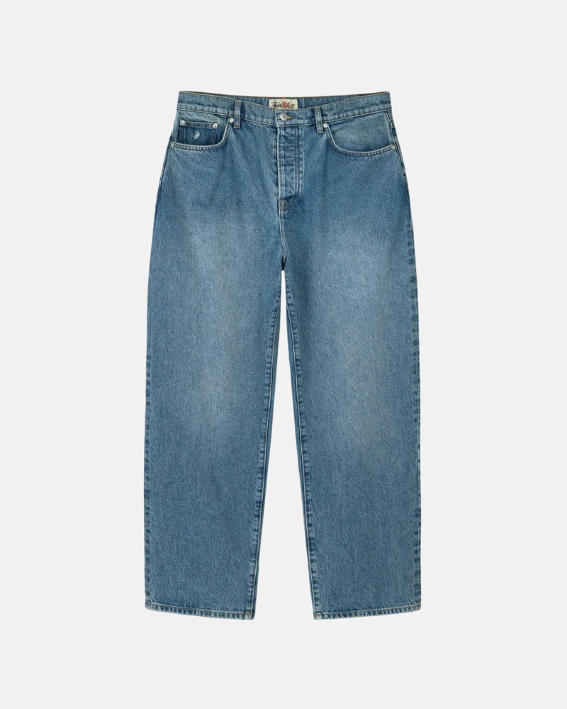 Blue Stüssy Big OL\' Jean Denim Jeans | USA IVWEDM615