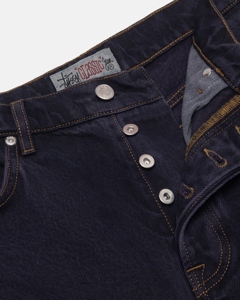 Blue Stüssy Classic Jean Denim Jeans | USA RMULNO906