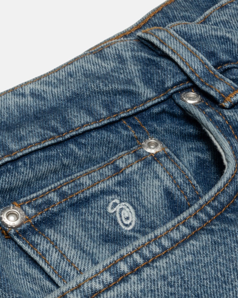 Blue Stüssy Classic Jean Denim Jeans | USA ZOKEJU308