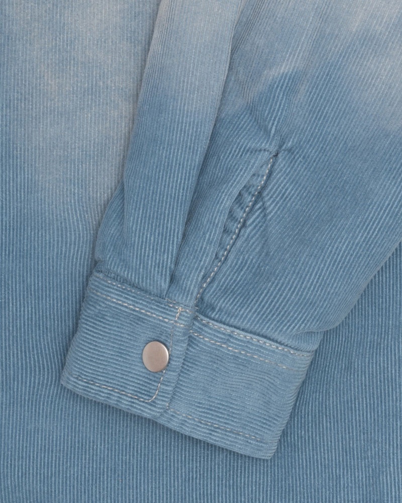 Blue Stüssy Faded Corduroy Over Shirts | USA OYFNHI967