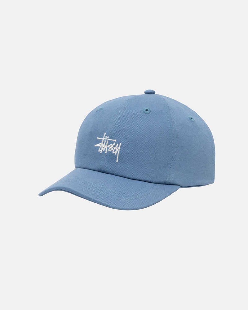 Blue Stüssy Low Pro Basic Stock Strapback Caps | USA WPJYSL708