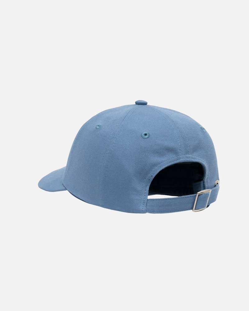 Blue Stüssy Low Pro Basic Stock Strapback Caps | USA WPJYSL708