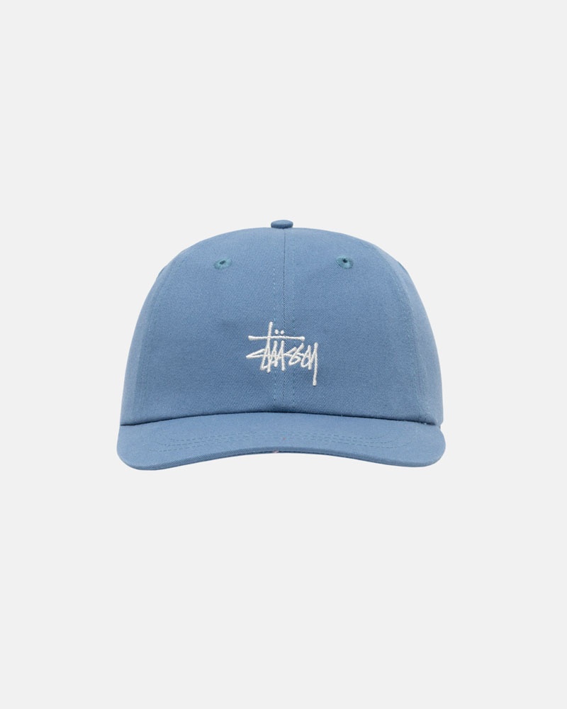 Blue Stüssy Low Pro Basic Stock Strapback Caps | USA WPJYSL708