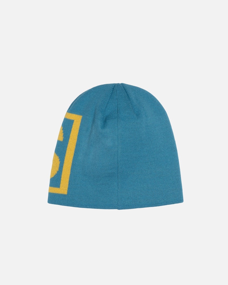 Blue Stüssy Skullcap SS Link Beanie | USA UWCBVQ096