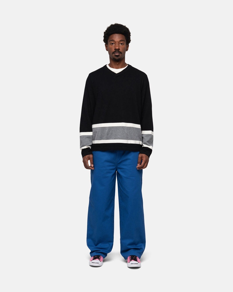 Blue Stüssy Workgear Trouser Twill Pants | USA YRKHEC314