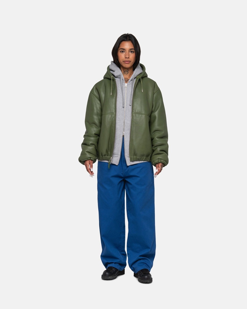 Blue Stüssy Workgear Trouser Twill Pants | USA YRKHEC314