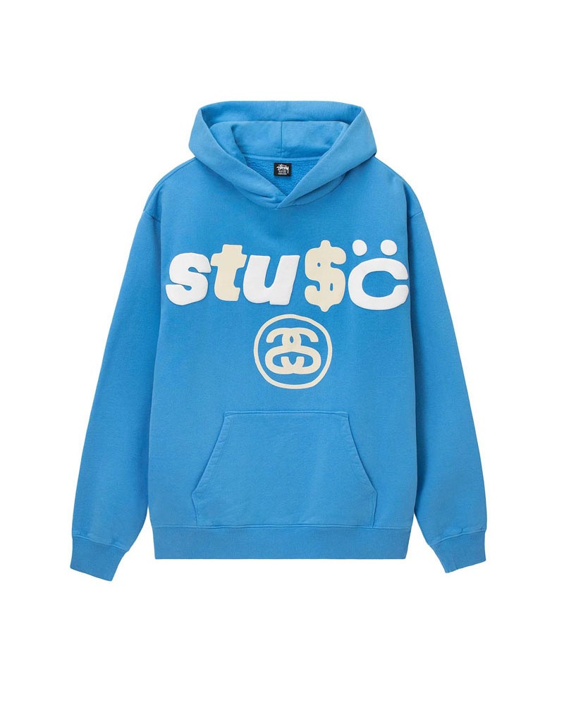 Blue Stüssy & Cpfm 8 Ball Pigment Dyed Hoodie | USA KSJELA908