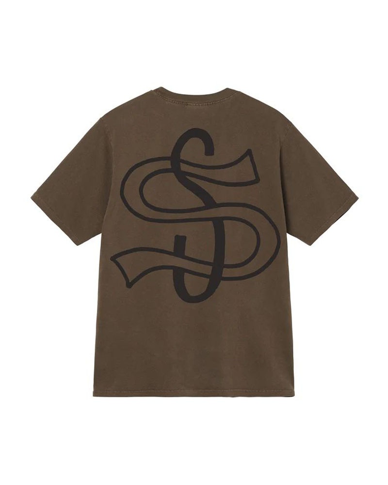 Brown Stüssy Big League Pigment Dyed T-Shirts | USA YQDEKG418