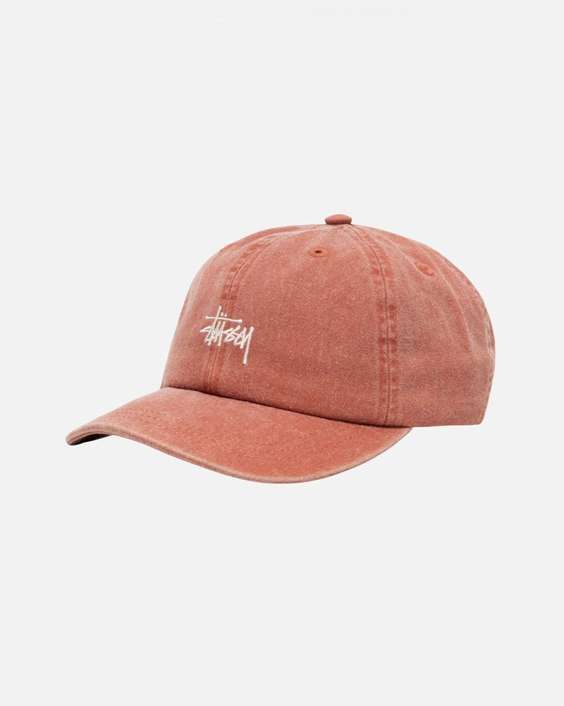 Brown Stüssy Low Pro Basic Washed Strapback Caps | USA KVAMXN327