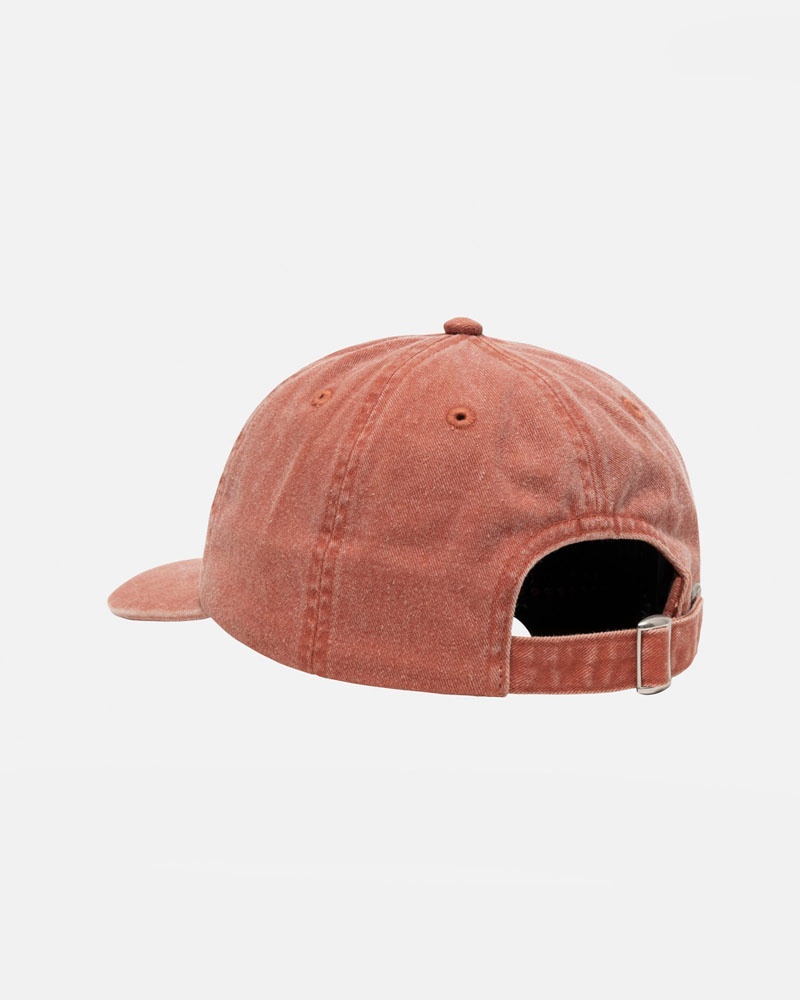 Brown Stüssy Low Pro Basic Washed Strapback Caps | USA KVAMXN327