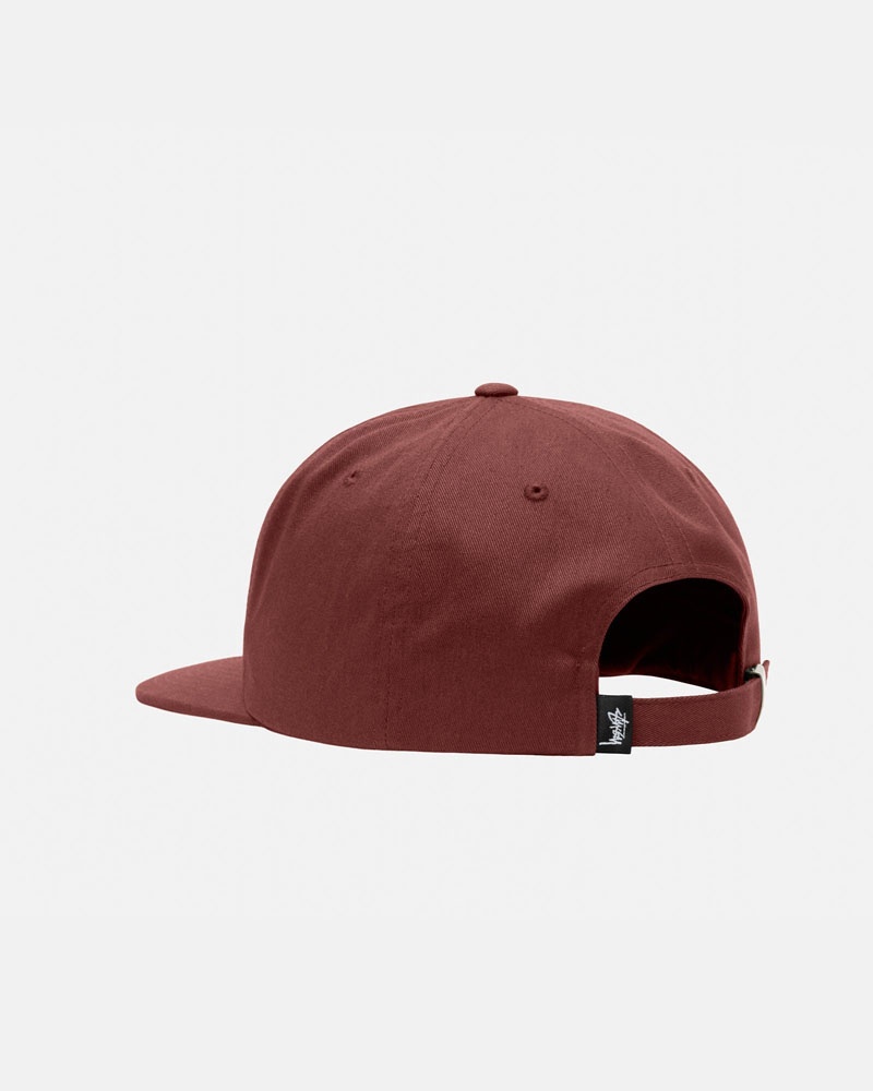 Brown Stüssy Mid-Depth Basic Strapback Caps | USA FSXIOL970