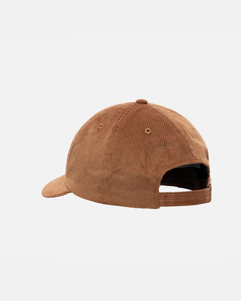 Brown Stüssy Mid-Depth Sport Arch Strapback Caps | USA OUDWZA702