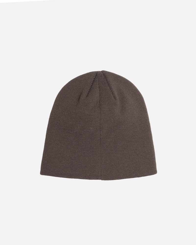 Brown Stüssy Skullcap Basic Beanie | USA TUDWER805