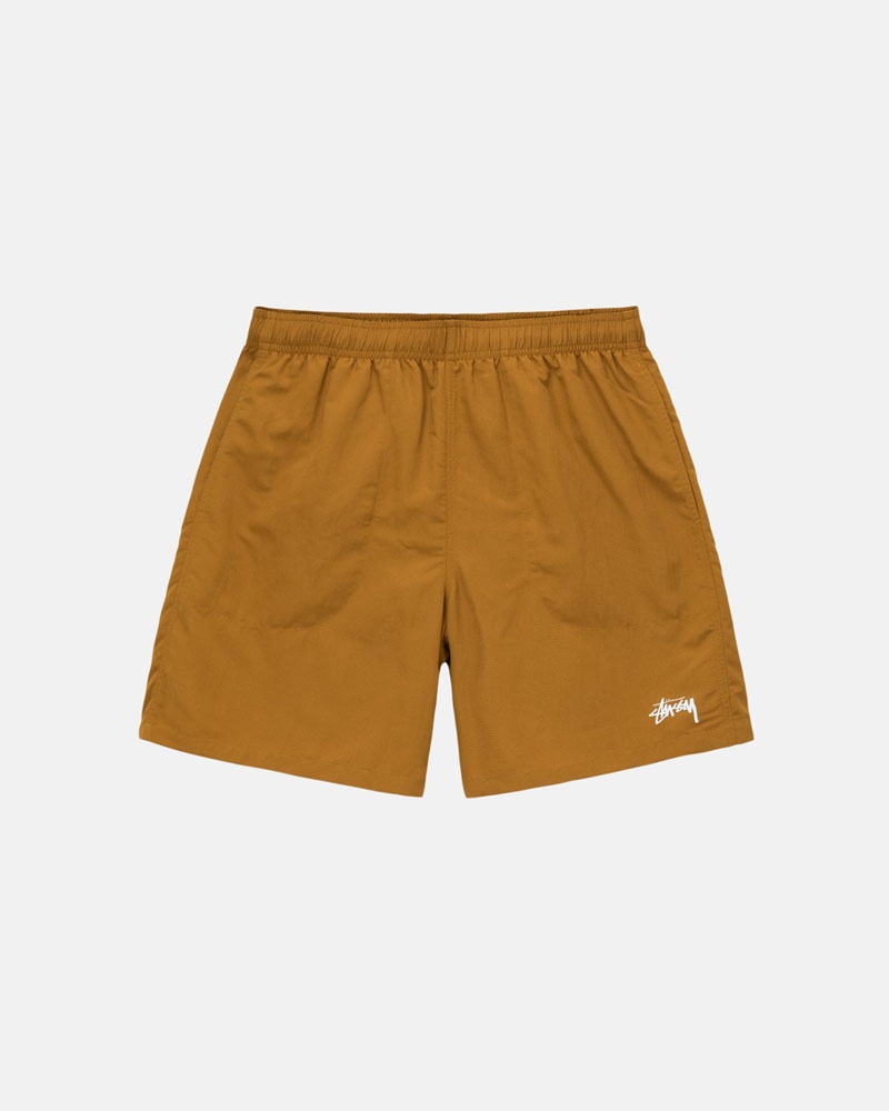 Brown Stüssy Water Short Stock Shorts | USA TOVUAZ803