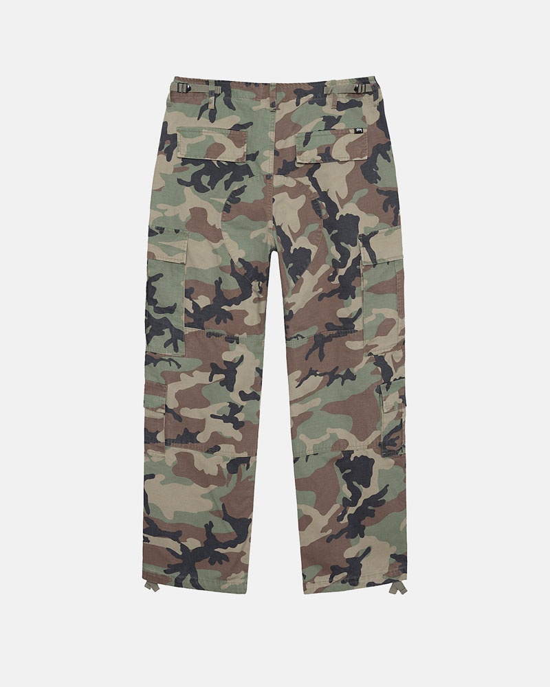 Camo Stüssy Surplus Cargo Ripstop Pants | USA BFIJCN143