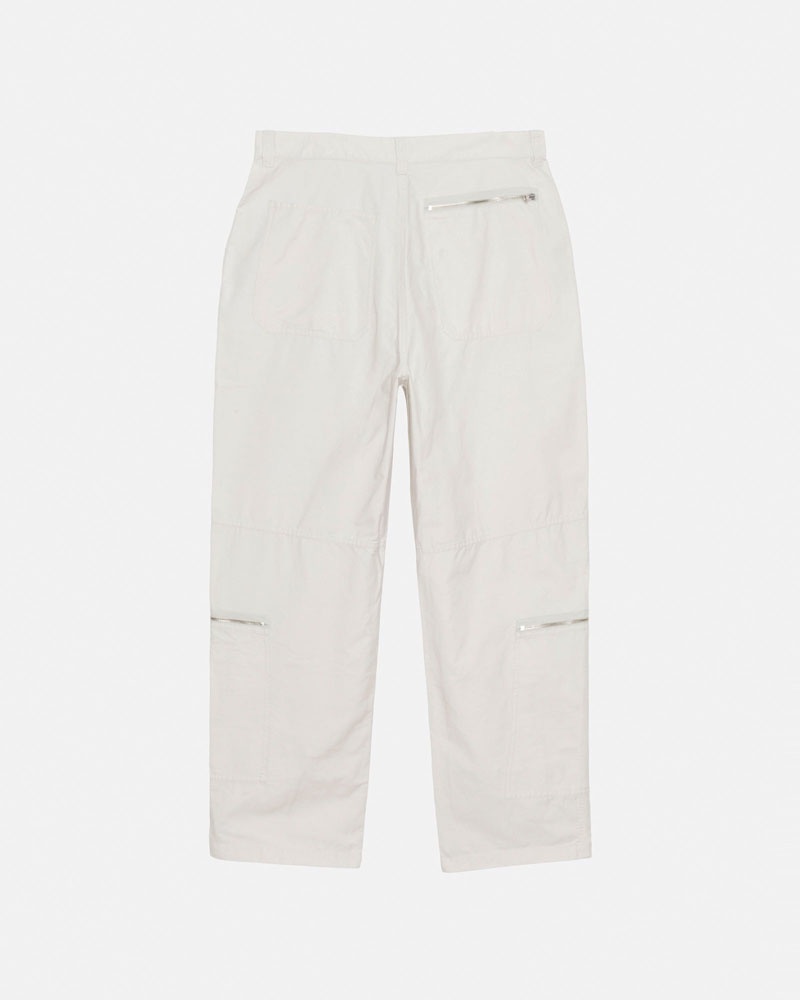 Cream Stüssy Nyco Flight Pants | USA IXDOKP092