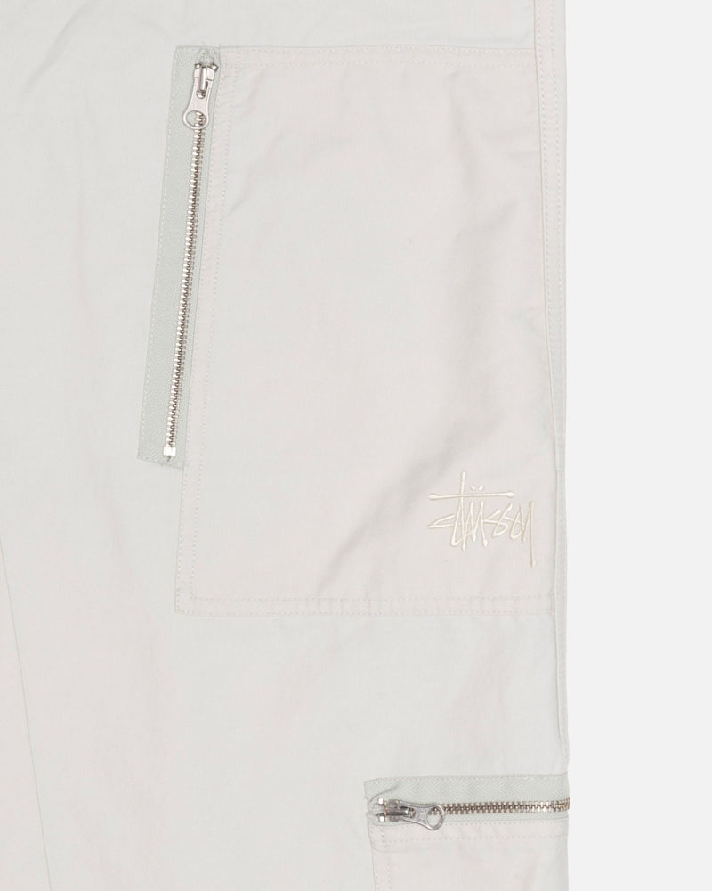 Cream Stüssy Nyco Flight Pants | USA IXDOKP092