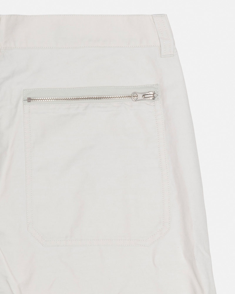 Cream Stüssy Nyco Flight Pants | USA IXDOKP092