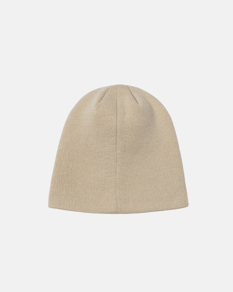 Cream Stüssy Skullcap Basic Beanie | USA MGPCNL046