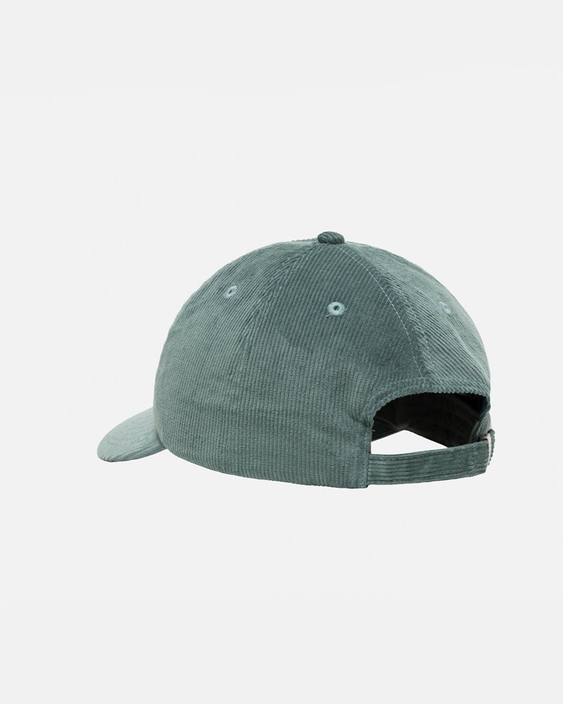 Dark Turquoise Stüssy Mid-Depth Sport Arch Strapback Caps | USA HMDNZG754