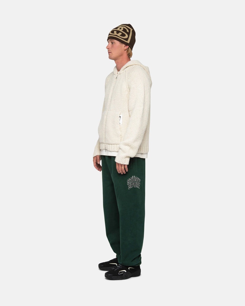 Deep Green Stüssy Sport Sweatpants | USA PTIRKL706