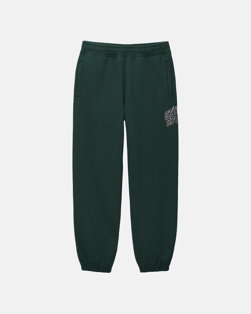 Deep Green Stüssy Sport Sweatpants | USA PTIRKL706