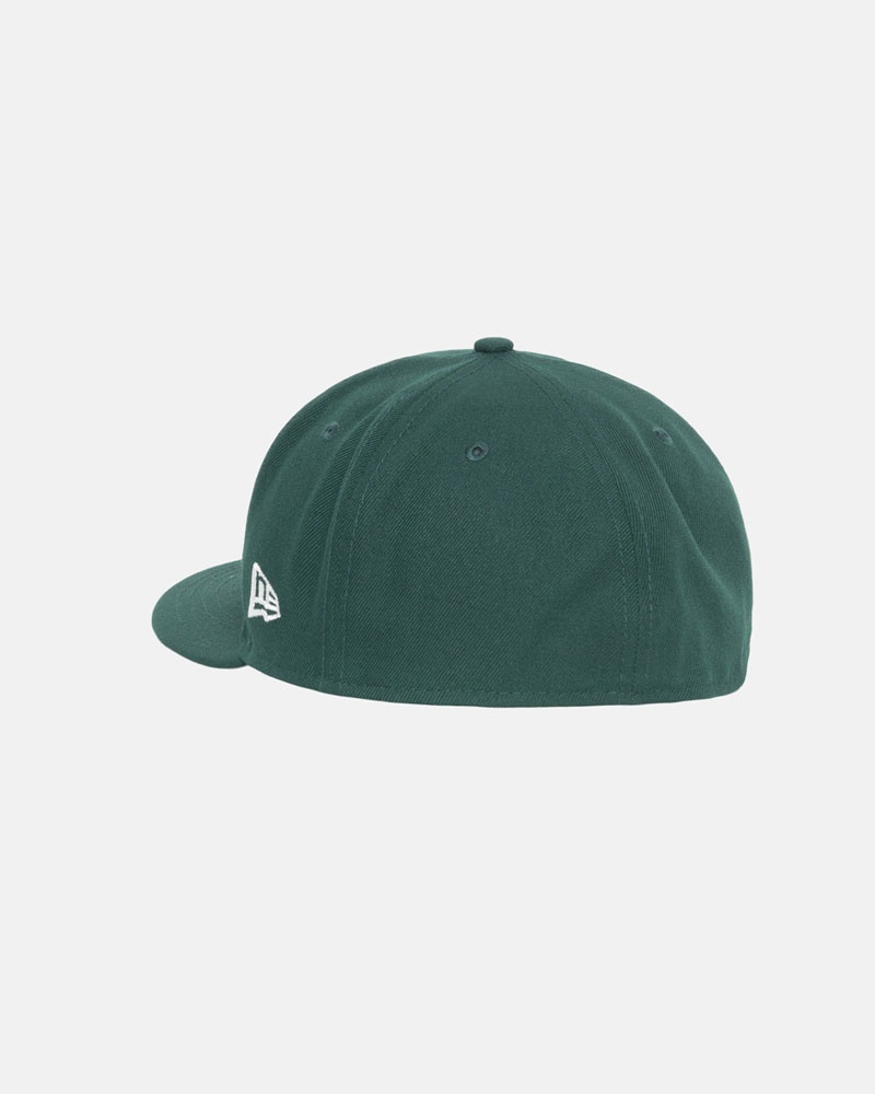 Green Stüssy New Era 59Fifty Authentic Caps | USA BYLWPZ218