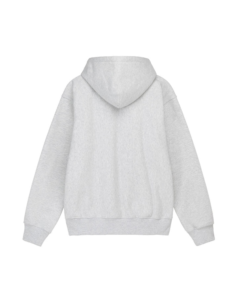 Grey Stüssy Block Sport Zip Hoodie | USA KECDPS136