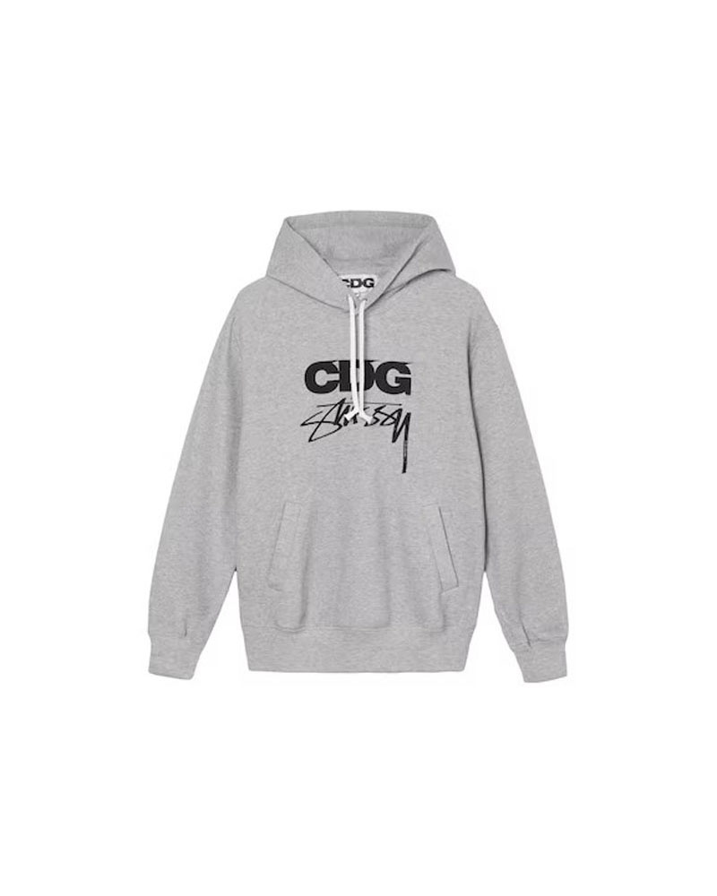 Grey Stüssy CDG X Hoodie | USA HJKEVR806