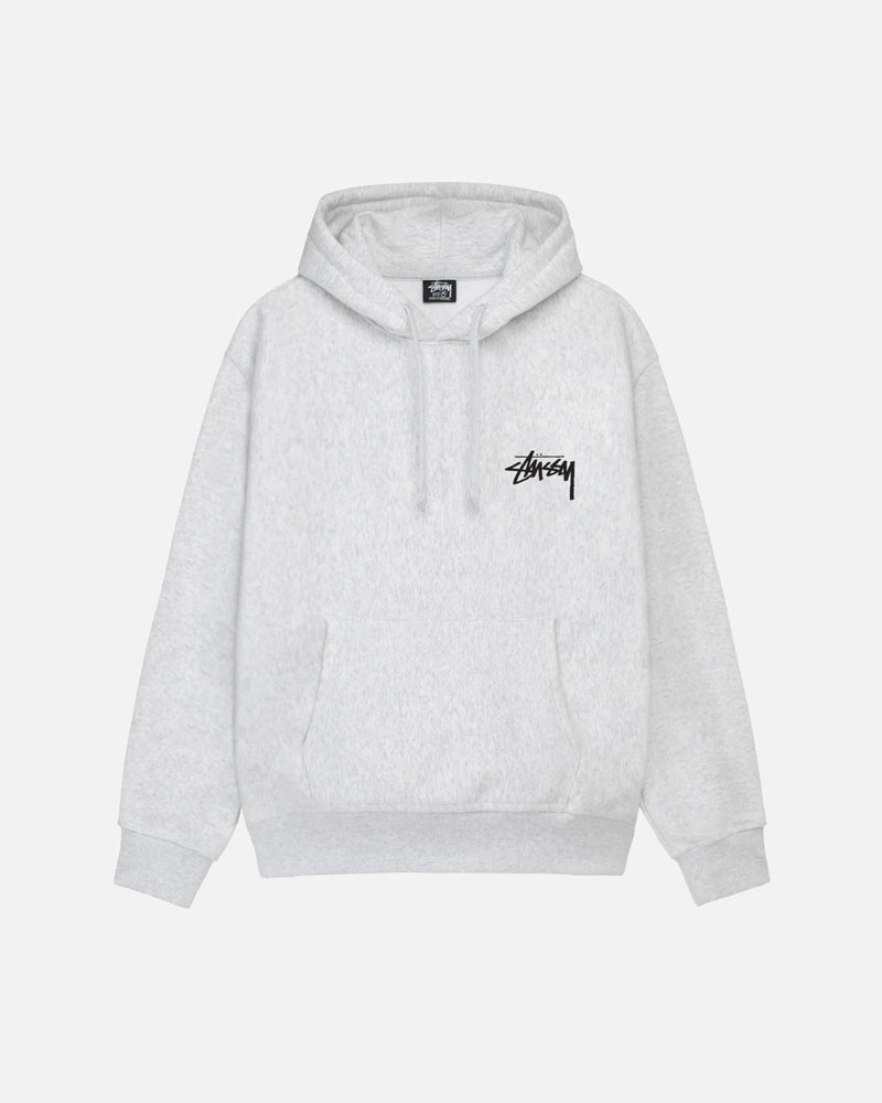 Grey Stüssy Classic Dot Hoodie | USA JNYGAP486