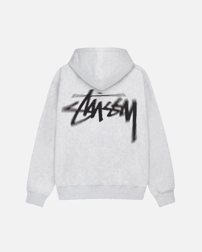 Grey Stüssy Dizzy Stock Hoodie | USA BVCUGA738