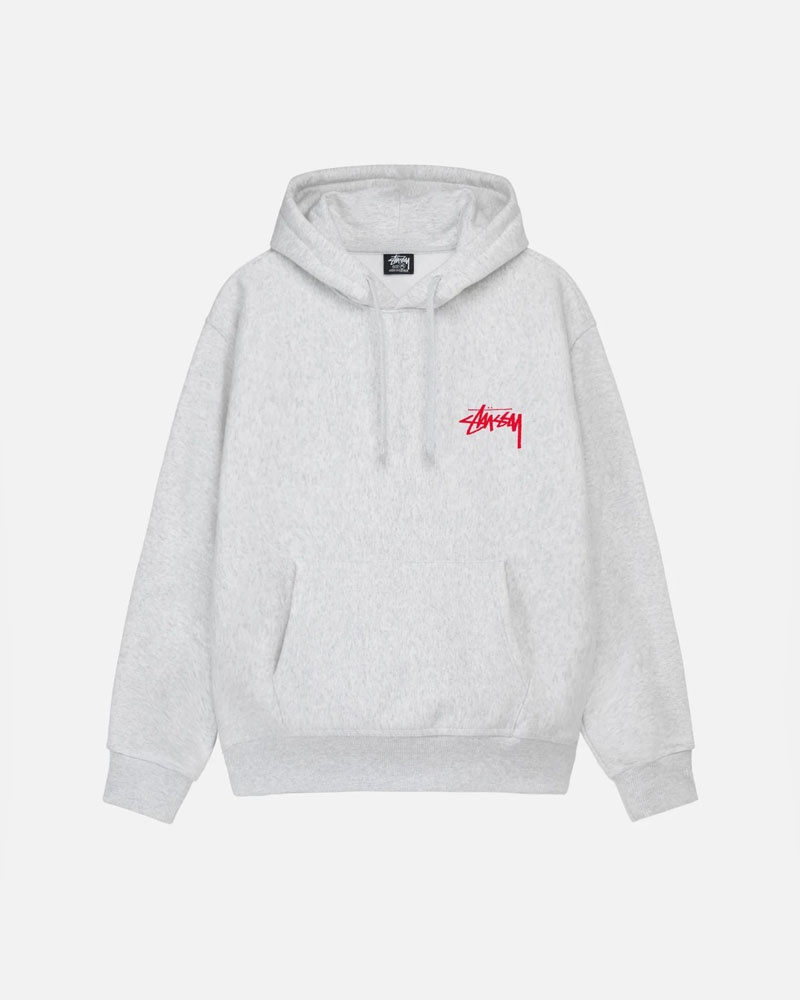 Grey Stüssy Skate Tough Hoodie | USA JEBFYC310