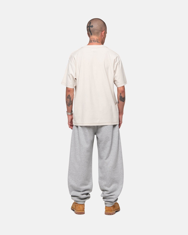 Grey Stüssy Stock Logo Sweatpants | USA CALPKW196