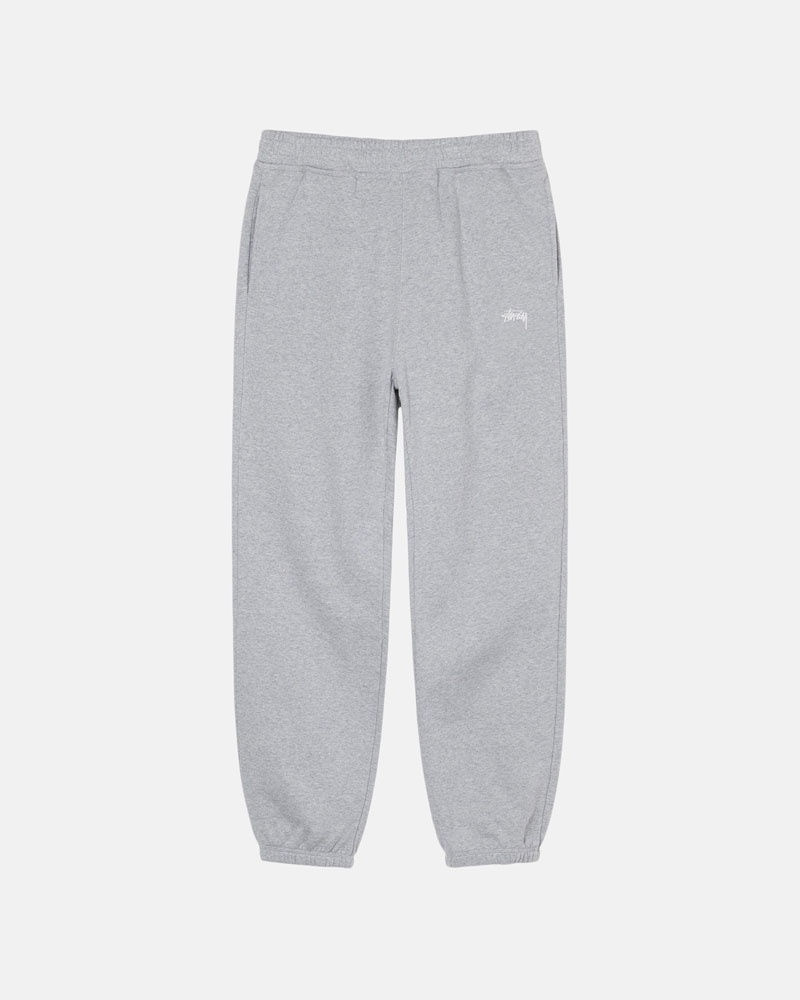 Grey Stüssy Stock Logo Sweatpants | USA CALPKW196