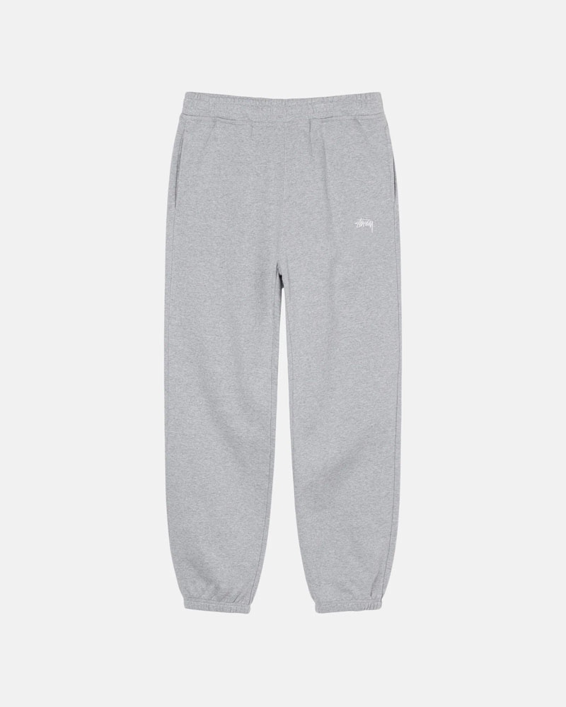 Grey Stüssy Stock Logo Sweatpants | USA INSBKQ291