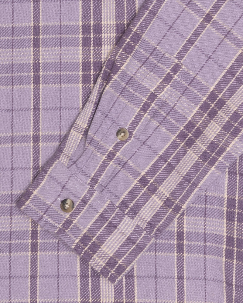 Lavender Stüssy Stones Plaid Shirts | USA SFDNVJ527