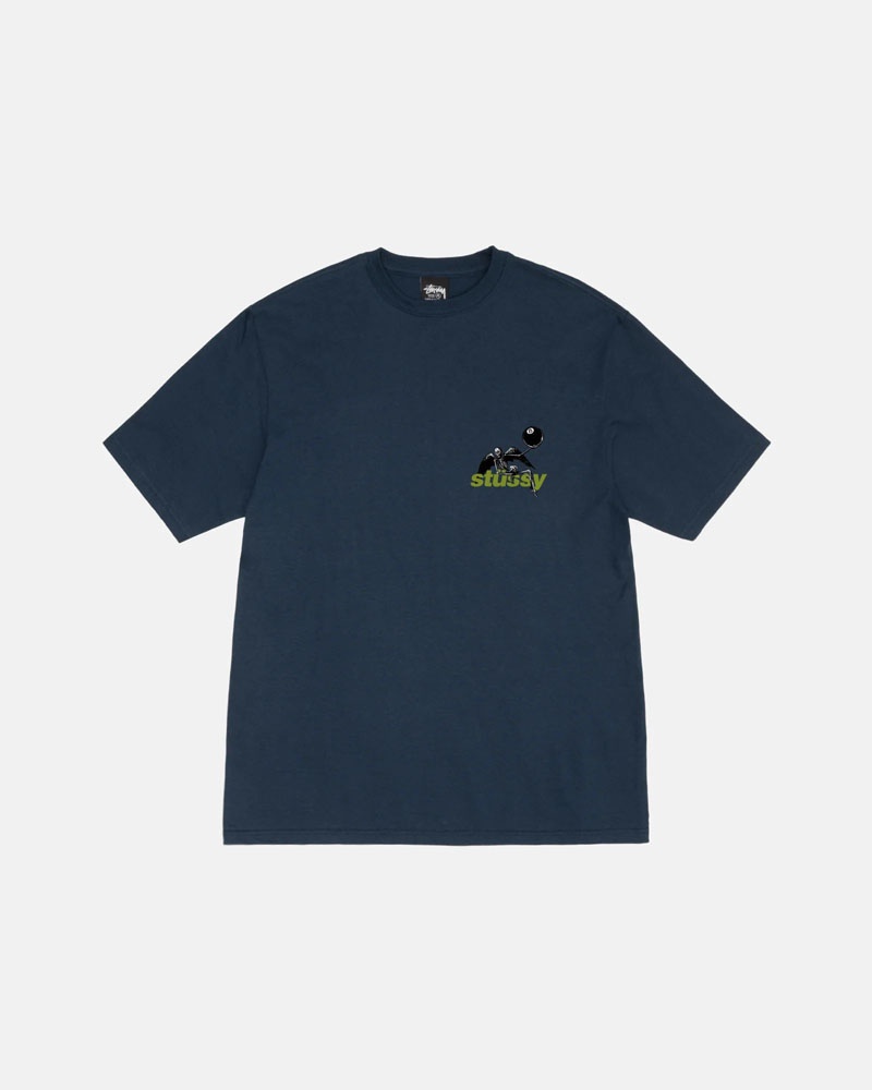 Navy Stüssy Apocalypse T-Shirts | USA XYWBCI384