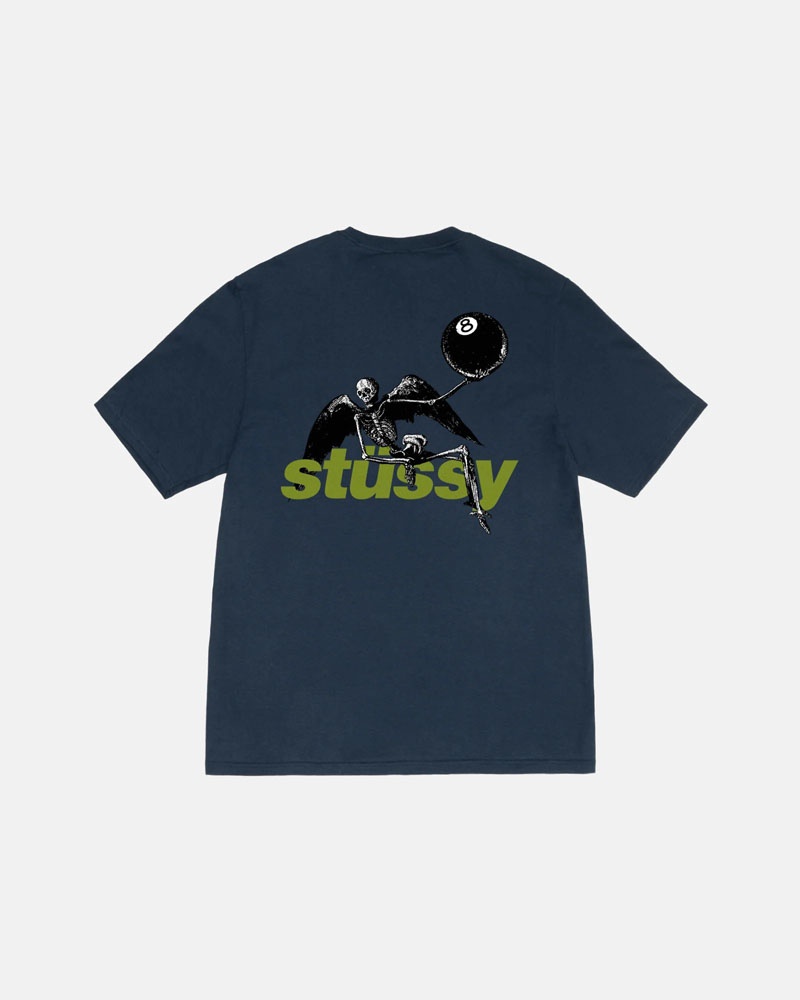 Navy Stüssy Apocalypse T-Shirts | USA XYWBCI384