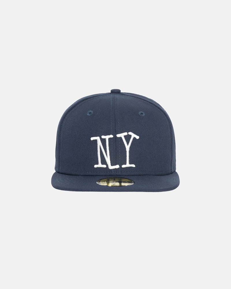 Navy Stüssy New Era 59Fifty NY Caps | USA LUXMTC836