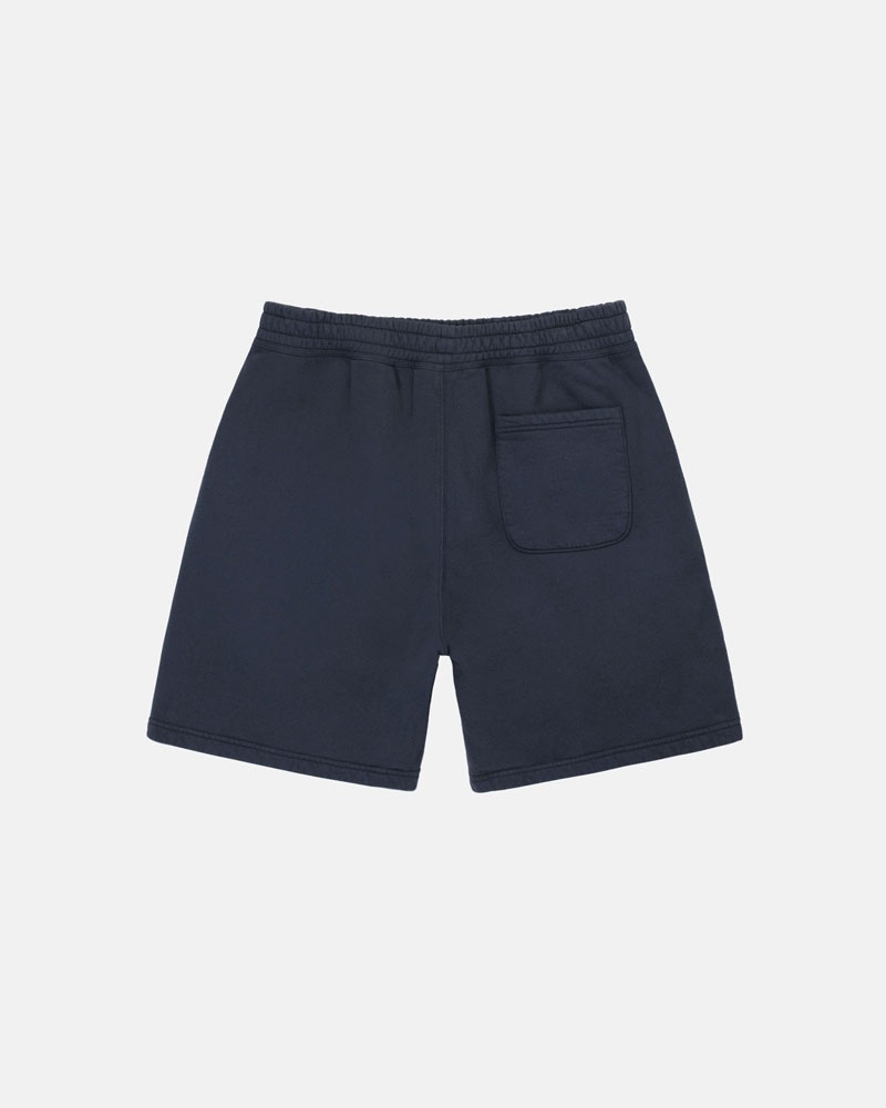 Navy Stüssy Stock Logo Sweat Shorts | USA ICVPRG174