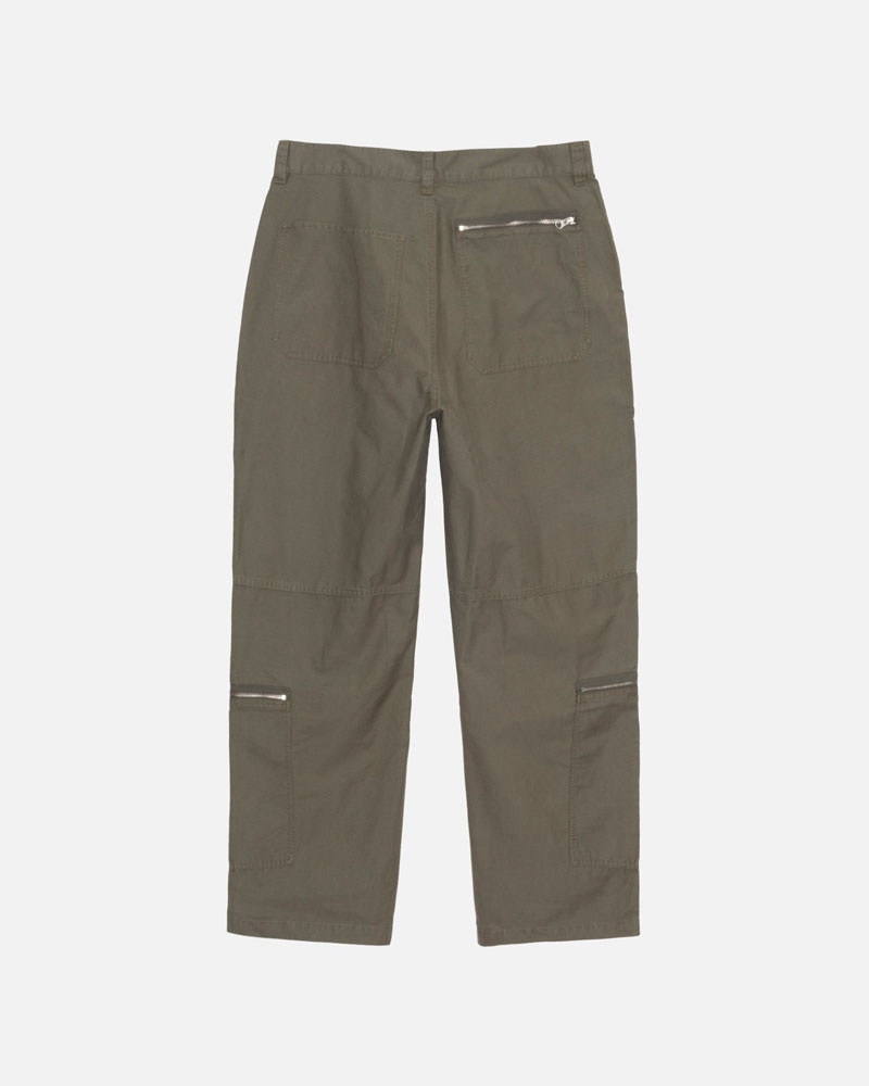 Olive Stüssy Nyco Flight Pants | USA IGFLCE602