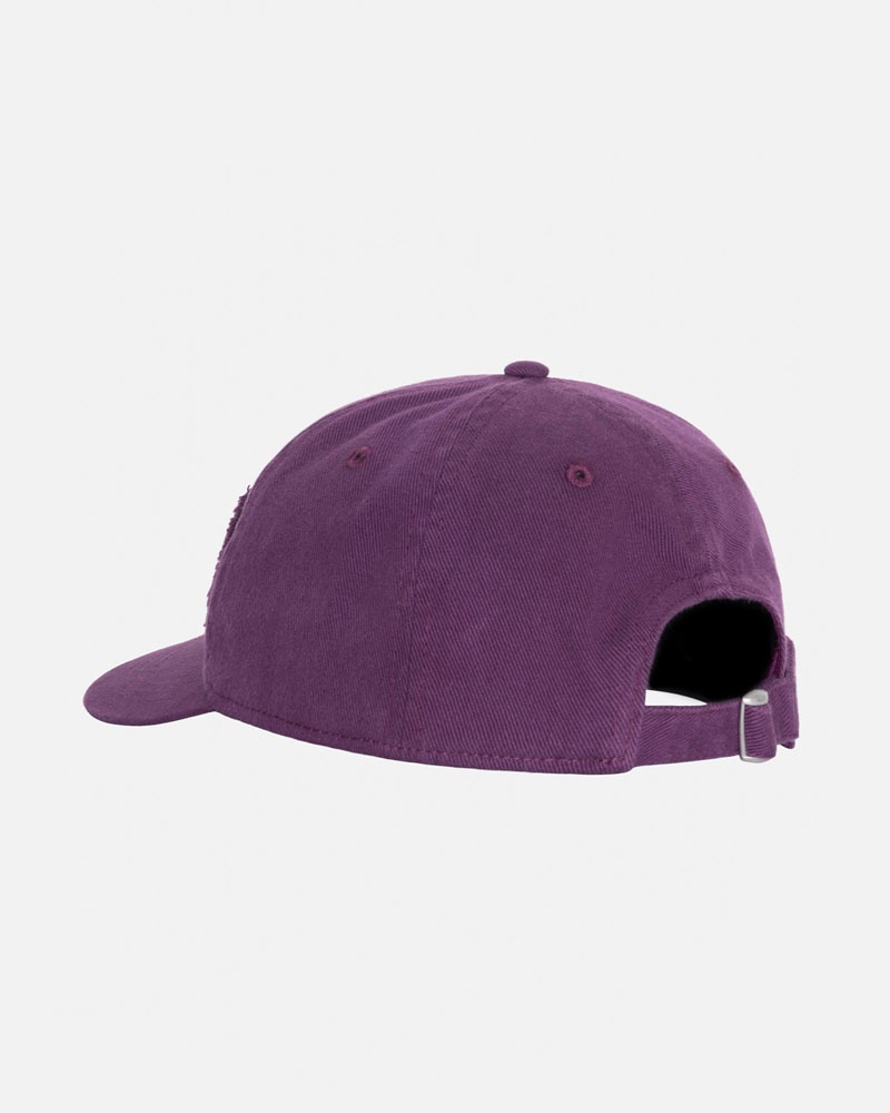 Purple Stüssy Low Pro Copyright Applique Strapback Caps | USA PYQXNU964